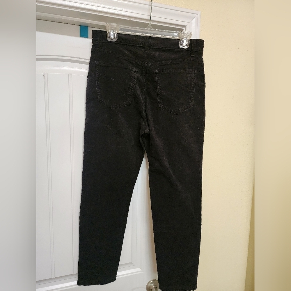 Brooks Brothers Black Corduroy Pants Women’s Size 8 - Picture 4 of 4
